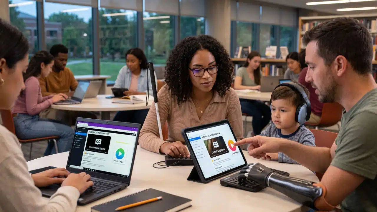 Accessibility Features for learning app