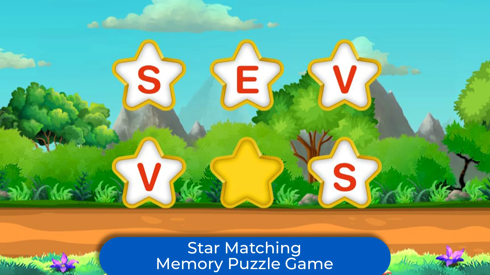 Alpahbet tracing memory puzzle game