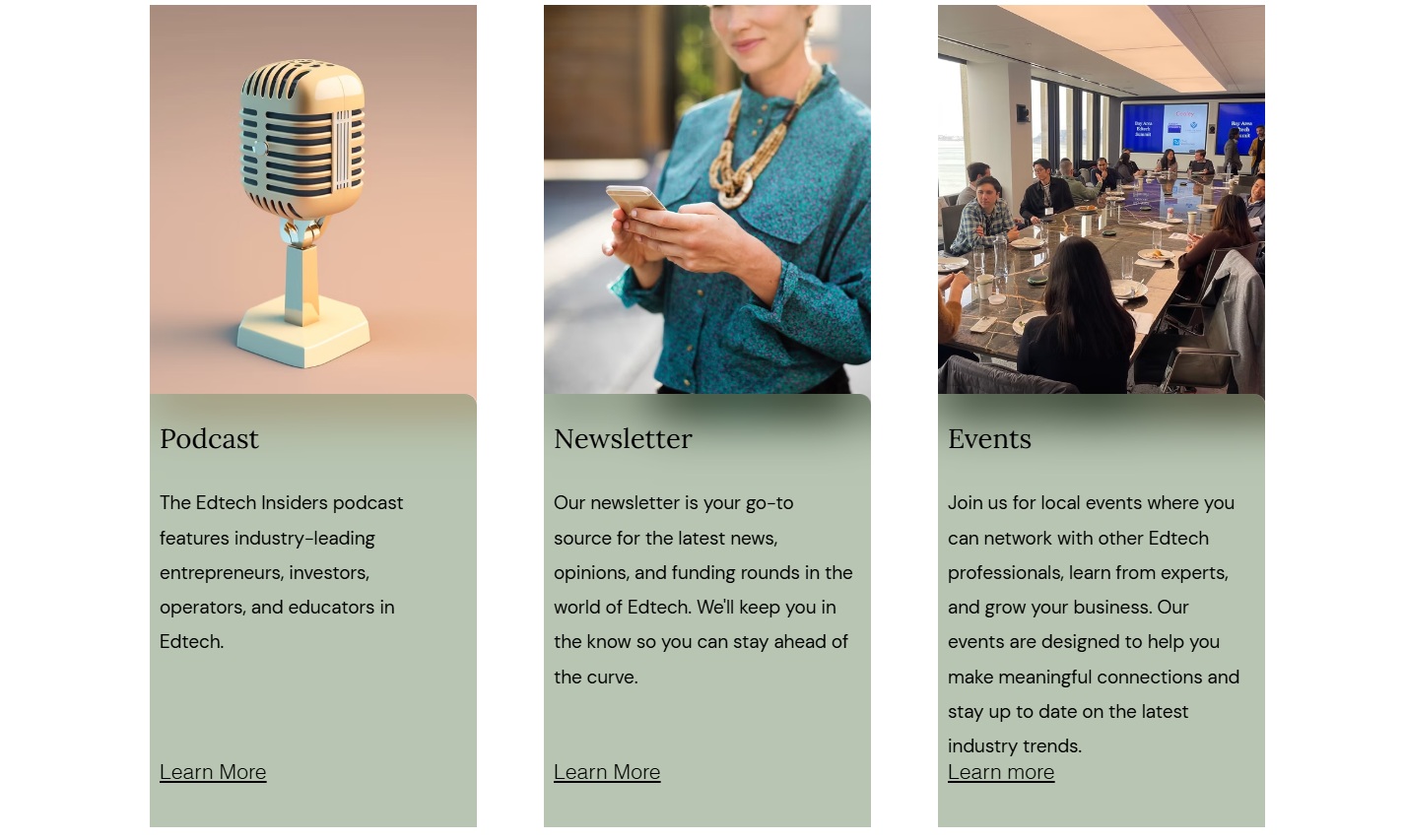 EdTech Insiders Podcast-Newsletter-Events