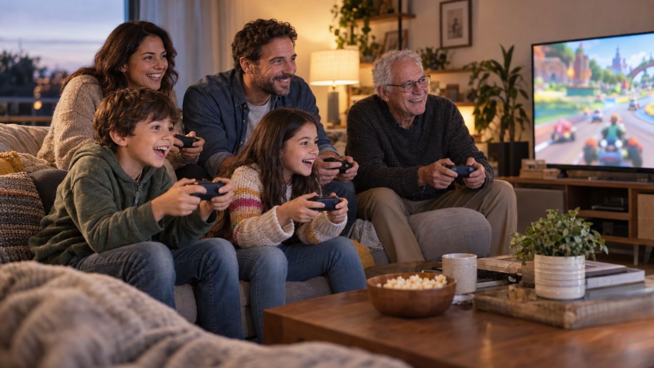 Family-friendly video game