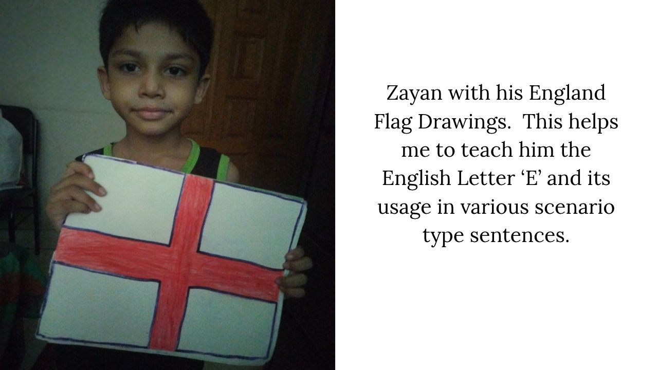 Flag Letters for Alphabet Warm Ups for Preschool Kids