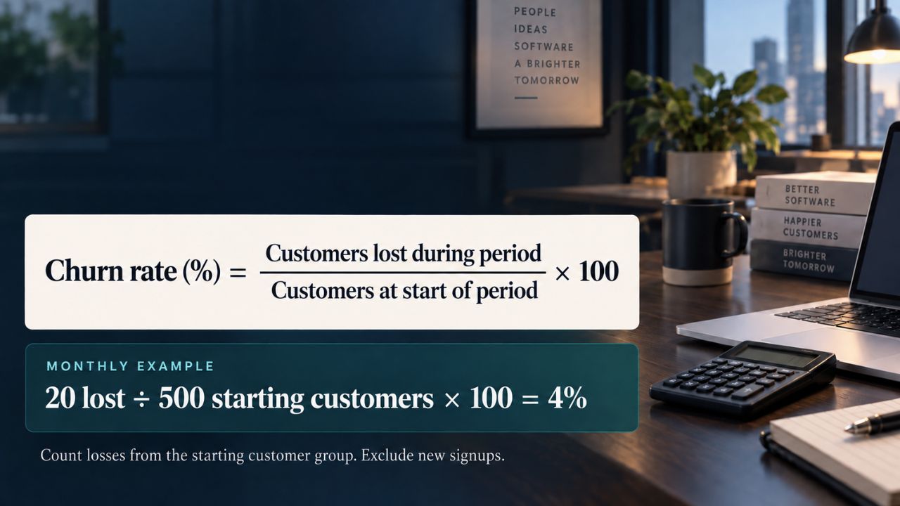 How to Calculate Churn for Your SaaS