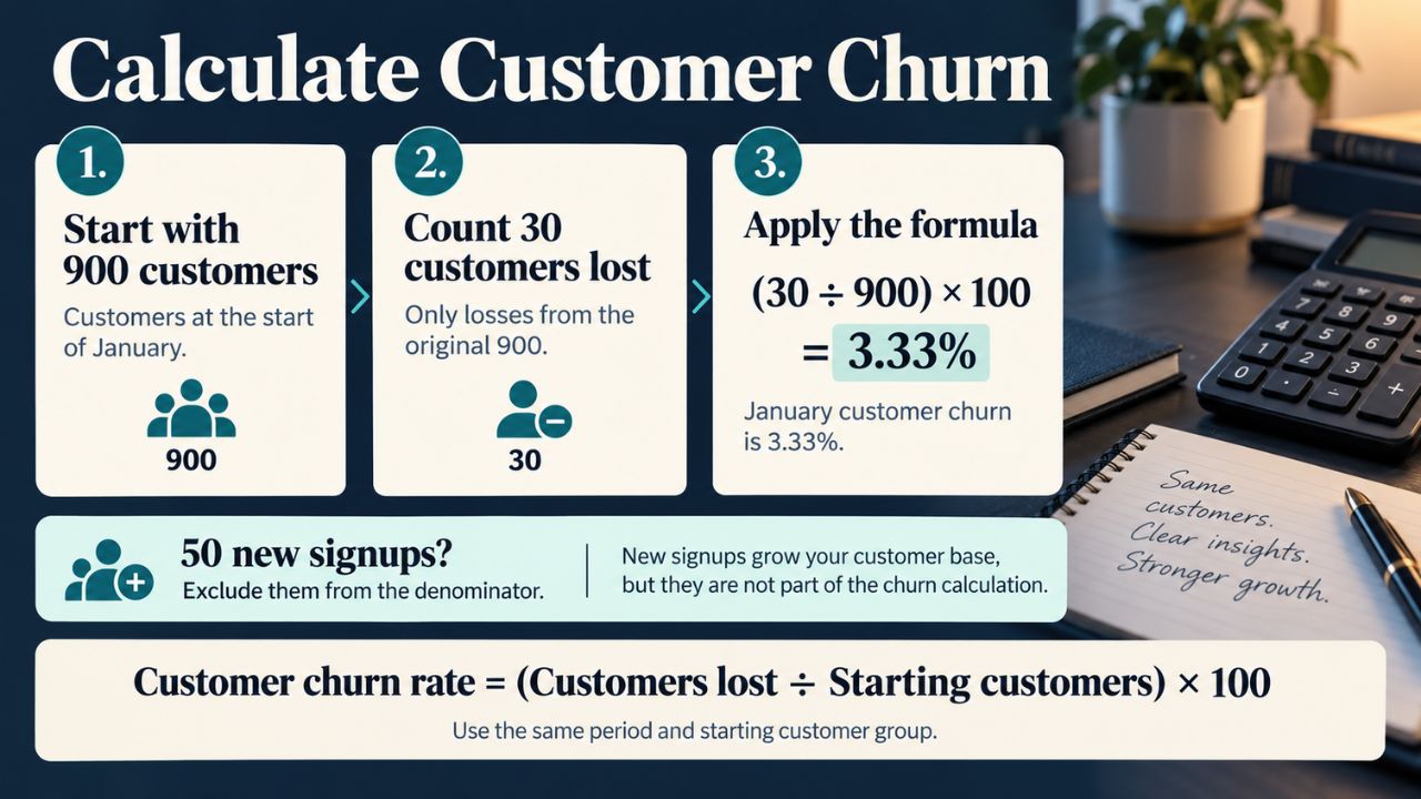 How to Calculate Customer Churn Rate for Your SaaS