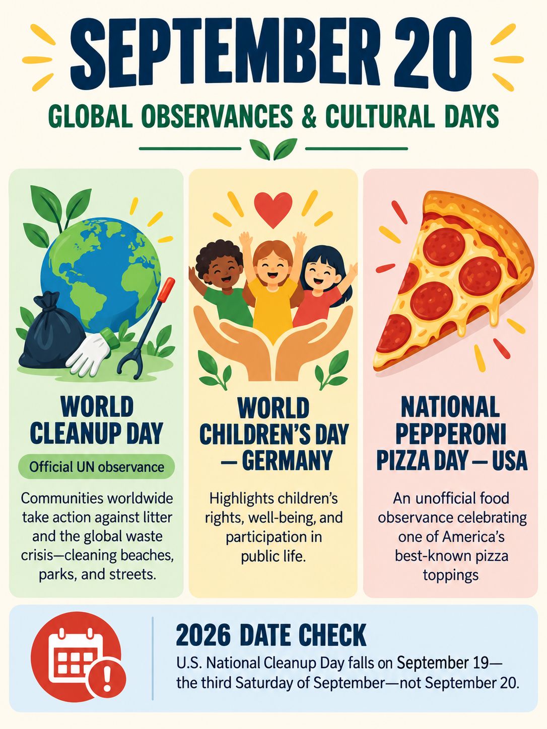 International Observances & Holidays