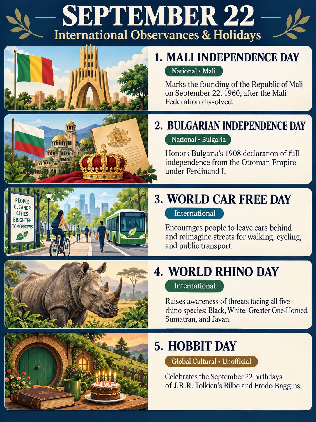 International Observances & Holidays