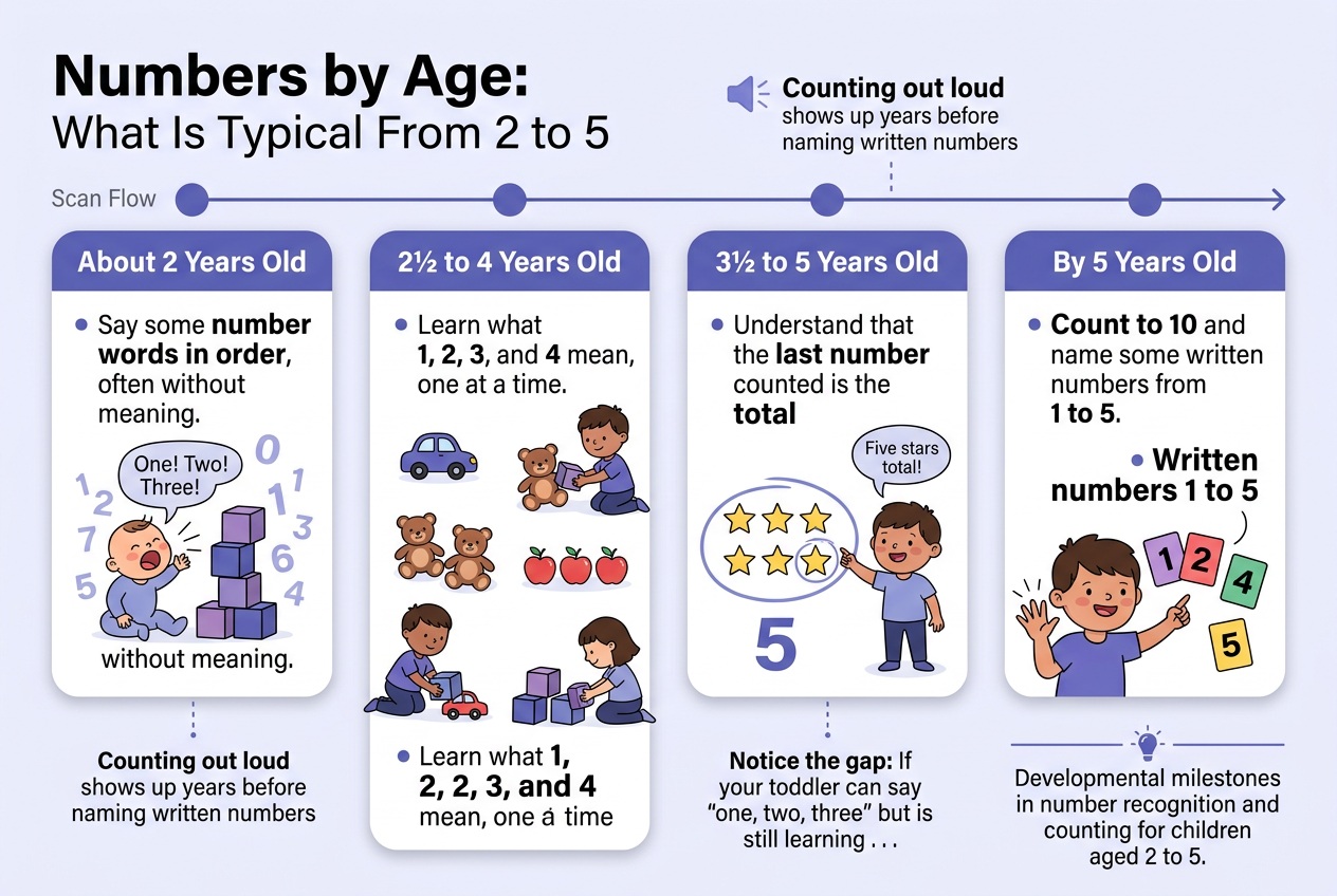 Kids Learning Numbers By Age