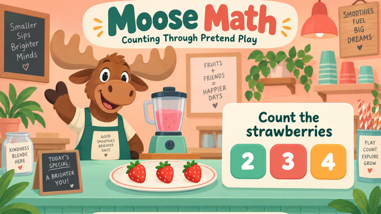 Moose Math Counting Kids Game