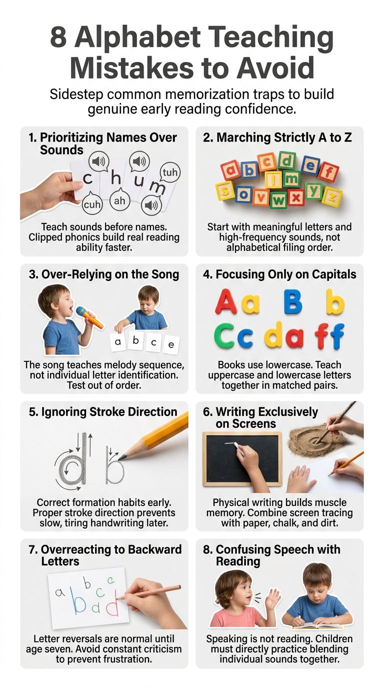 Parental Mistakes When Teaching the Alphabet