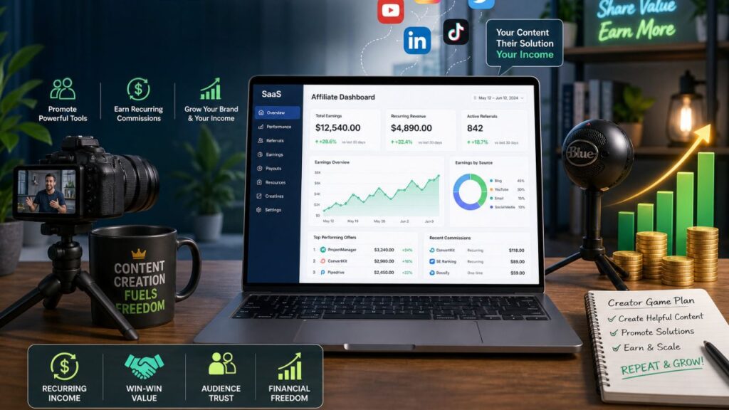 SaaS Affiliate Programs for Content Creators