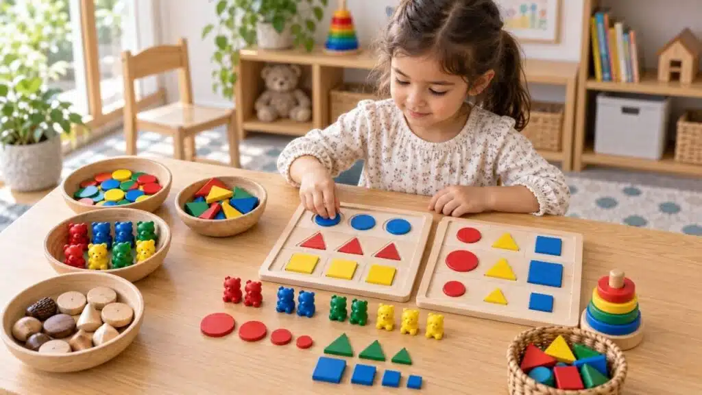 Sorting and Matching Math Skills
