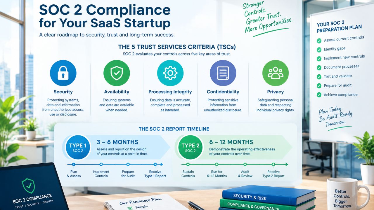 Steps for Preparing SaaS Startup for SOC2 Compliance