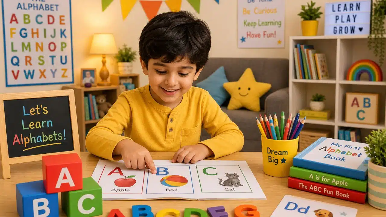 Teaching Alphabets to Children at Home