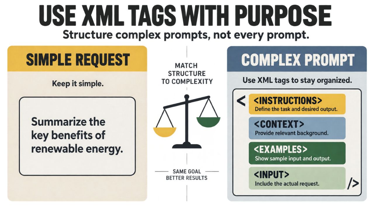 Use XML Tags With Purpose in Claude