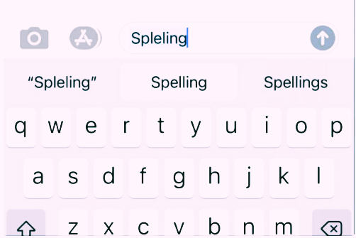 autocorrect features