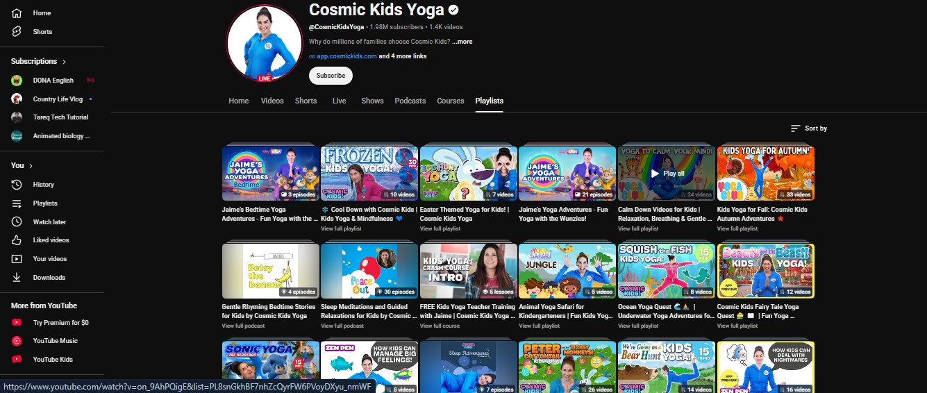 cosmic kids yoga