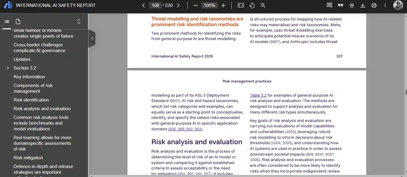 international ai safety report