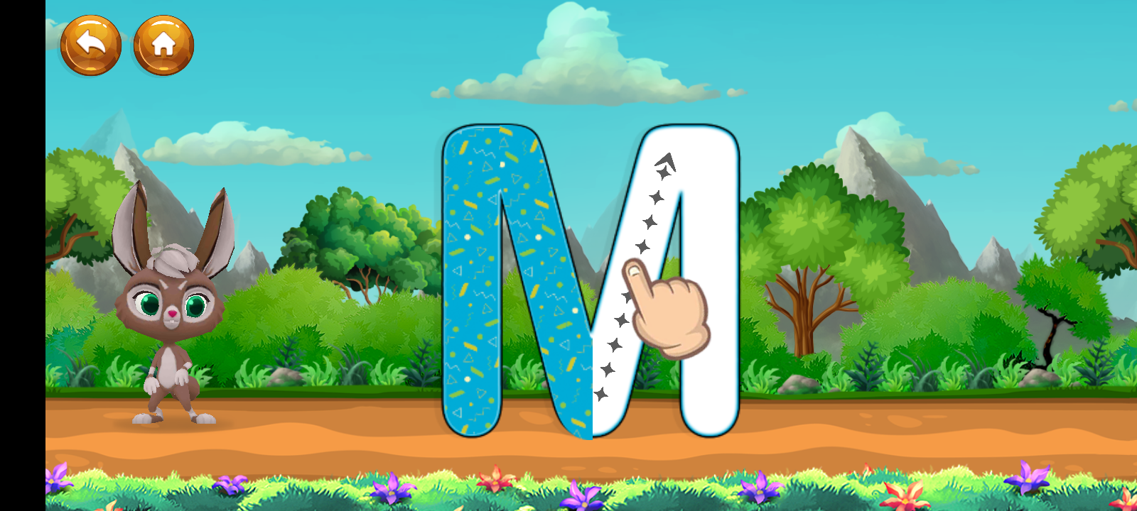 letter tracing M