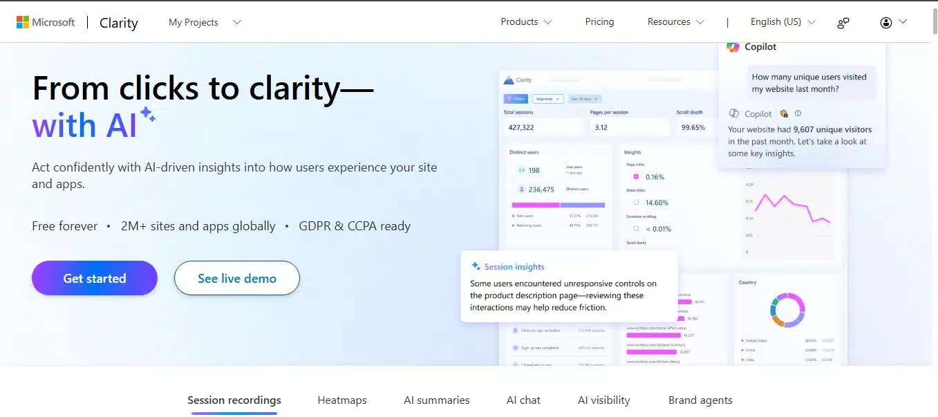microsoft clarity