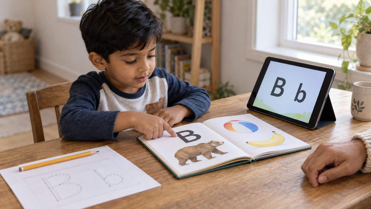 repetition in alphabet learning case-study