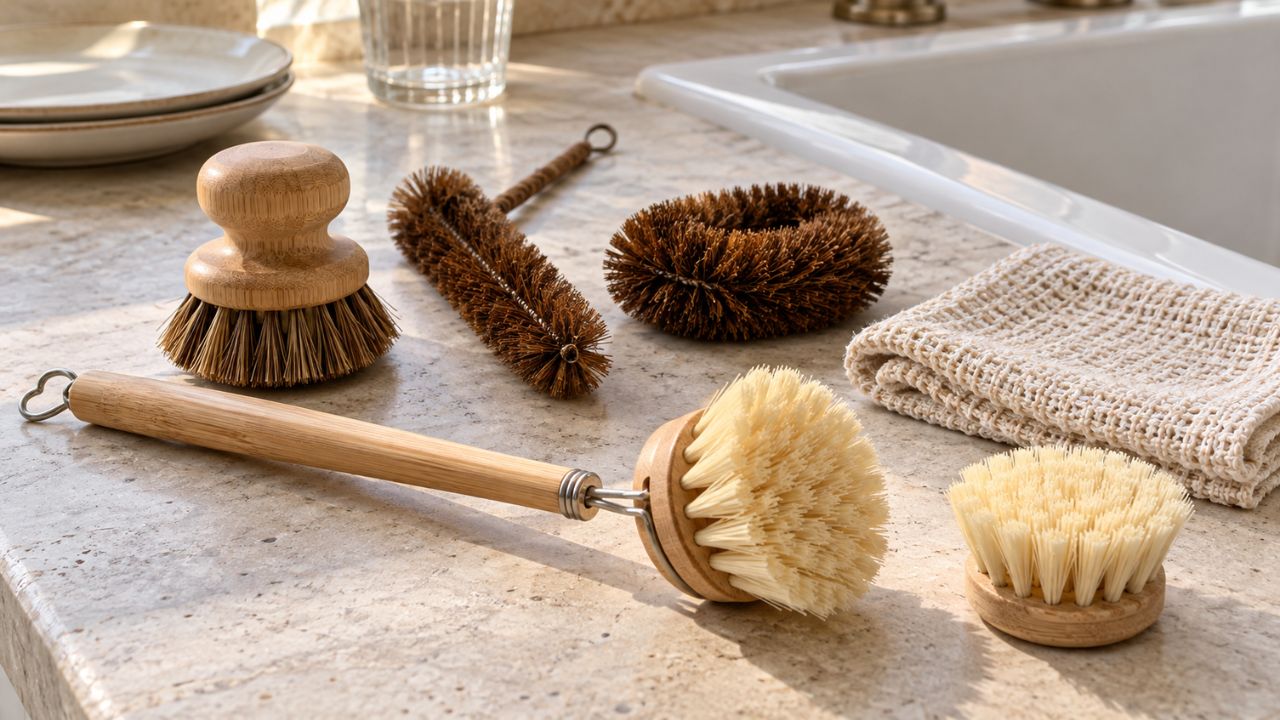 replaceable head dish brush set