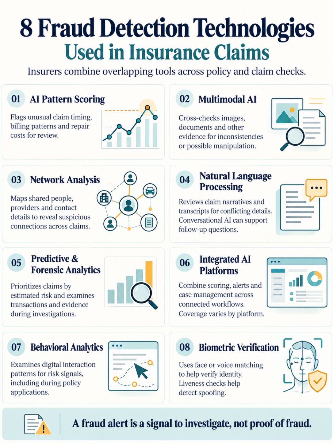 8 Fraud Detection Technologies Used in Insurance Claims