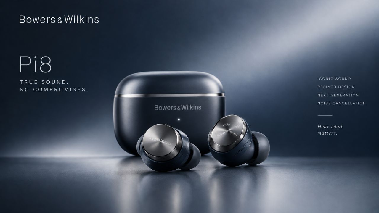 Bowers & Wilkins Pi8 Wireless Bluetooth Earbuds