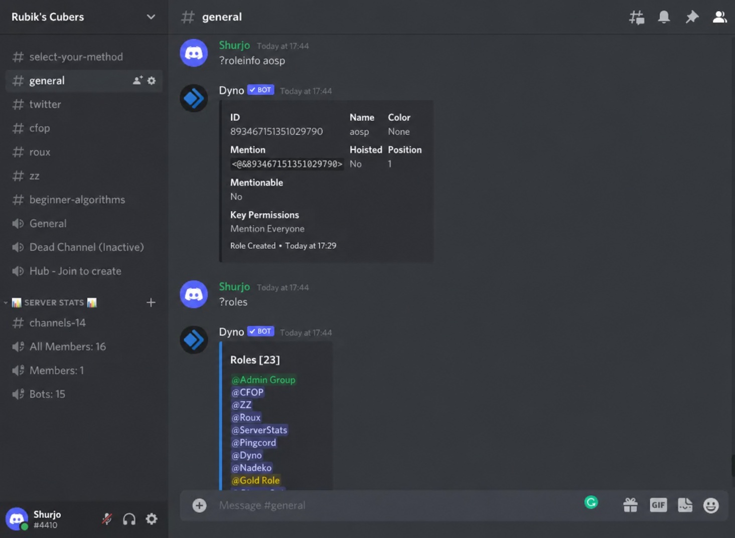 Dyno Discord bots dashboard