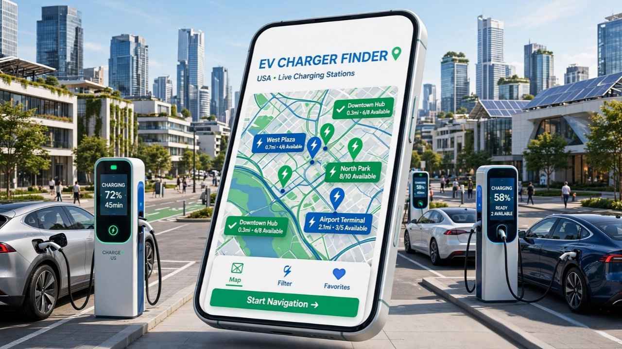 EV Charging Station Finder Apps in the USA