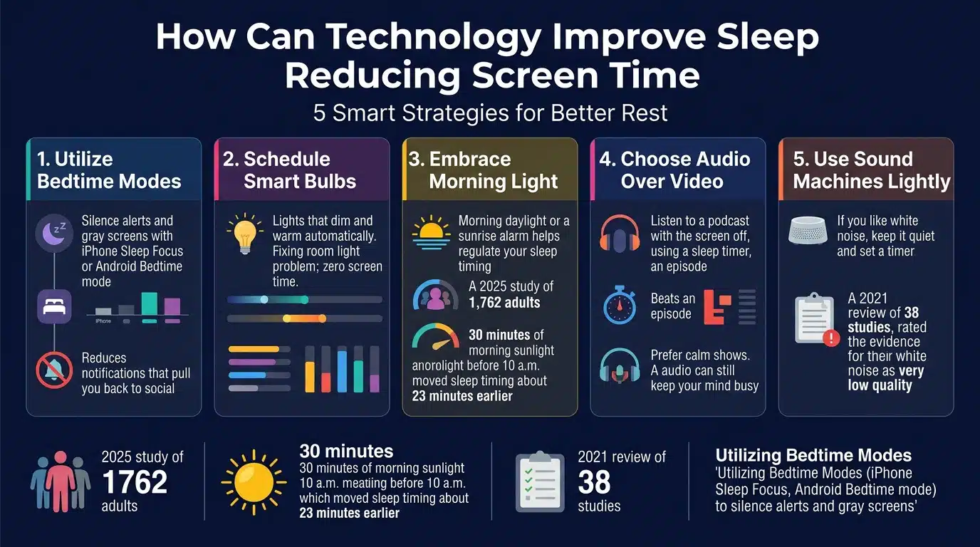 How Can Technology Improve Sleep Reducing Screen Time