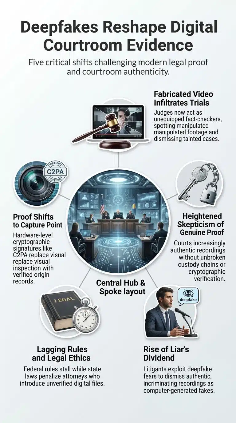 How Deepfake Technology is Changing Digital Evidence in Court