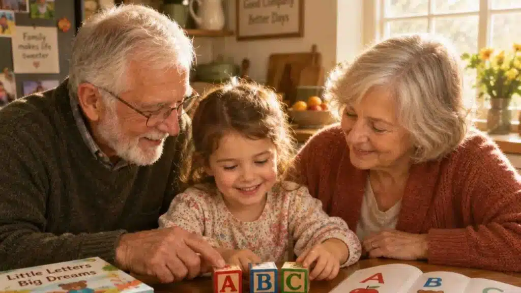 how grandparents can help with letter learning