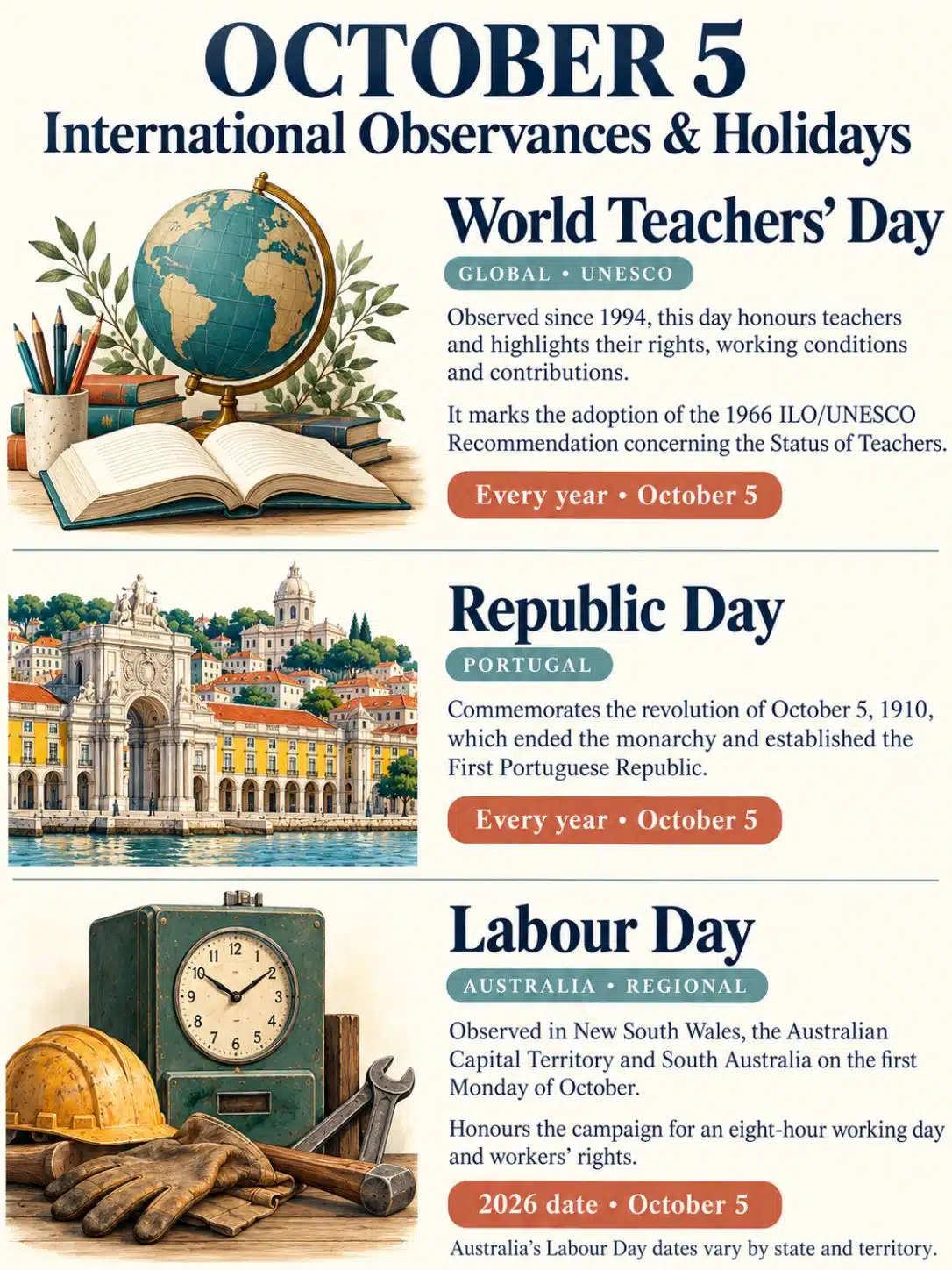 International Observances & Holidays
