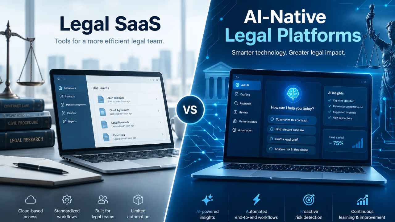 Legal SaaS vs. AI-Native Legal Platforms