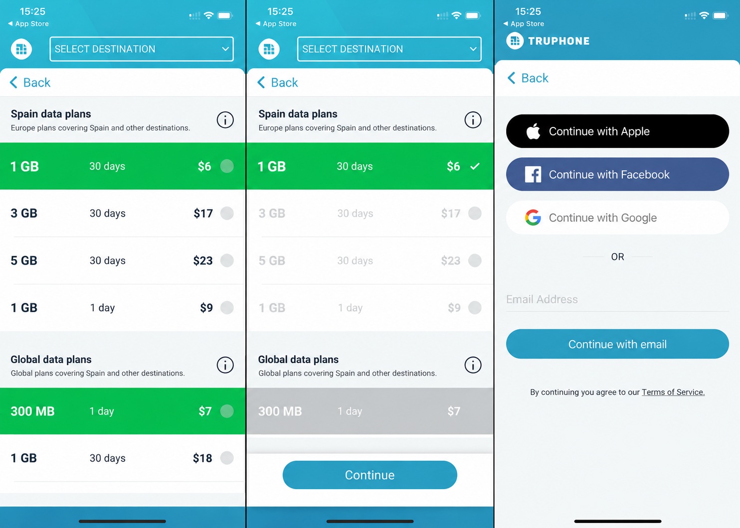 Truphone Spain and global data plans