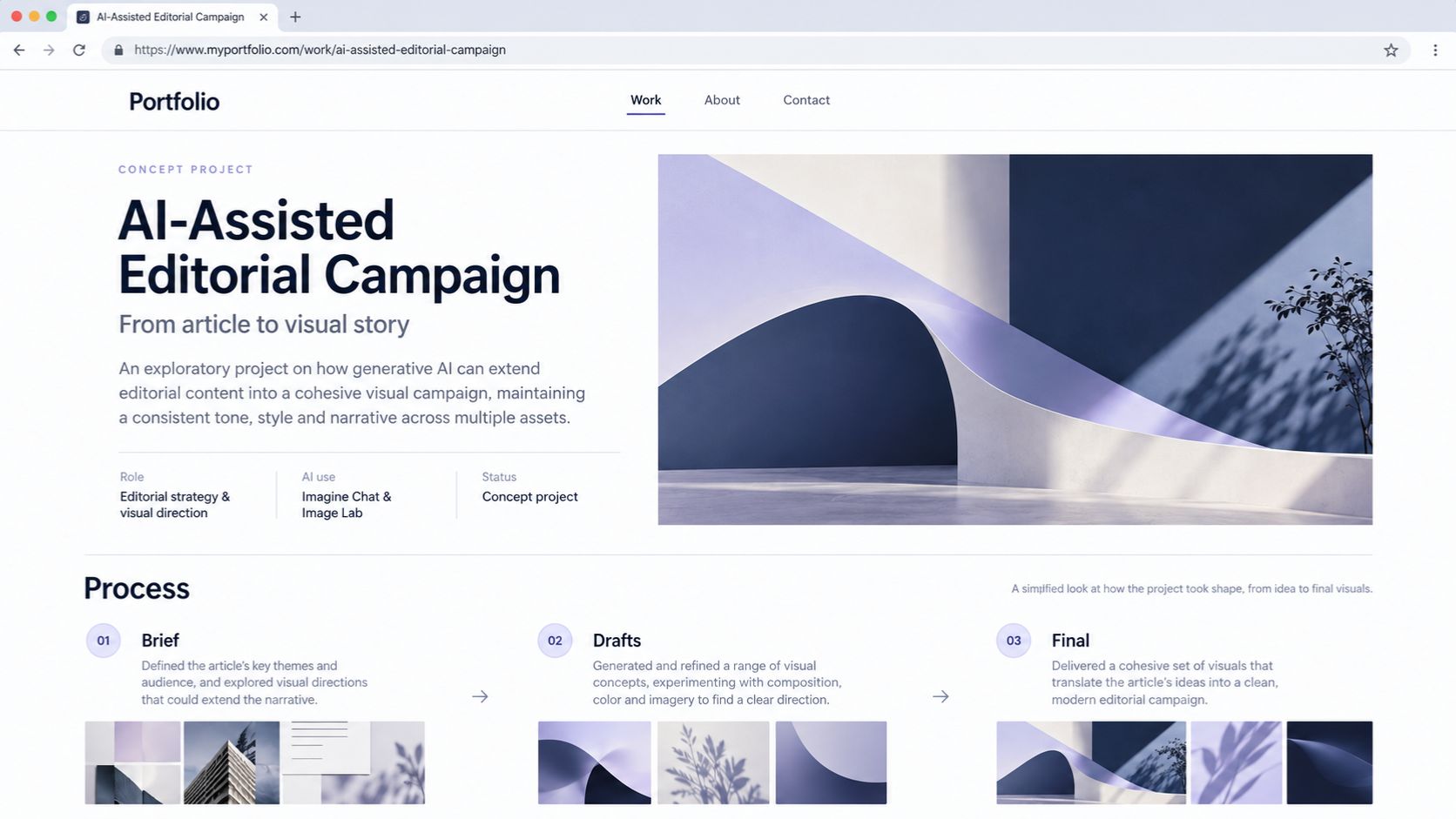 ai-assisted volunteer portfolio