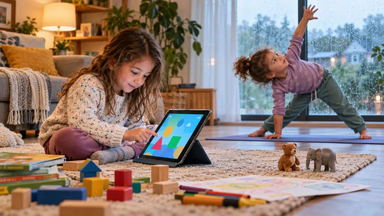 best apps for stir-crazy kids on rainy days