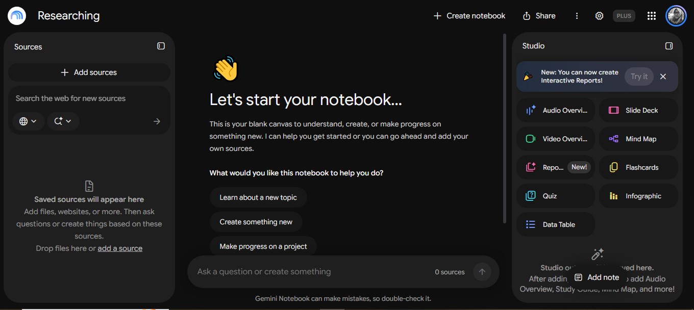 gemini notebook