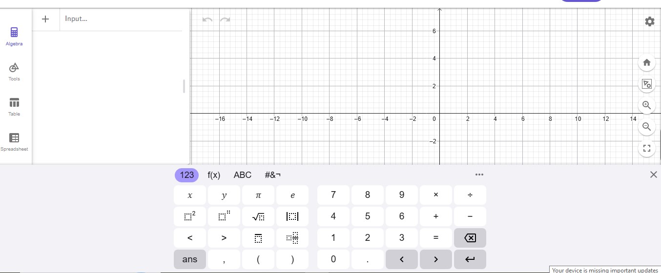 geogebra graphic calulator
