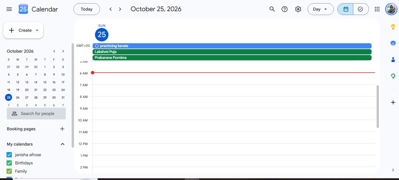 google calendar