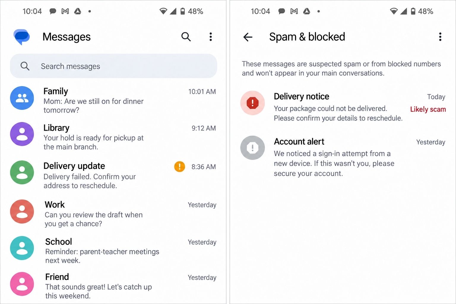 google messages