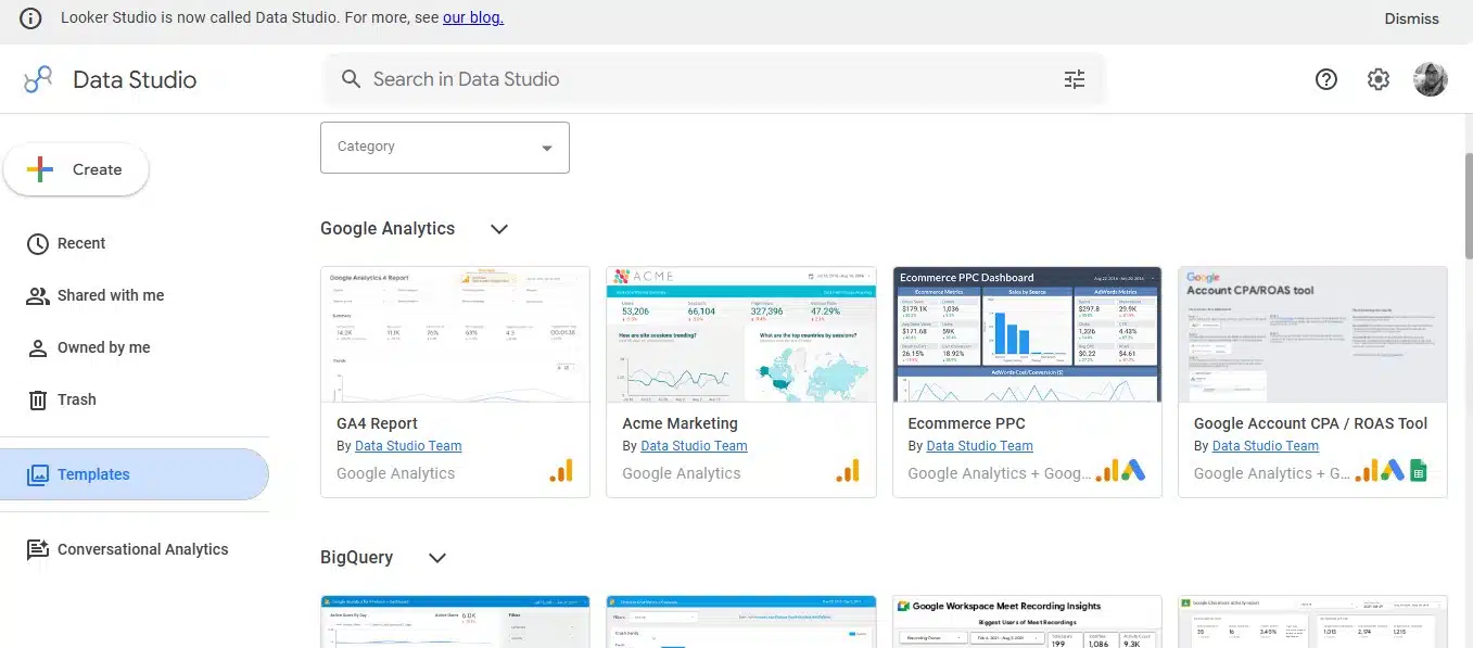 looker studio dashboards