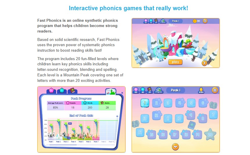 reading eggs fast phonics games