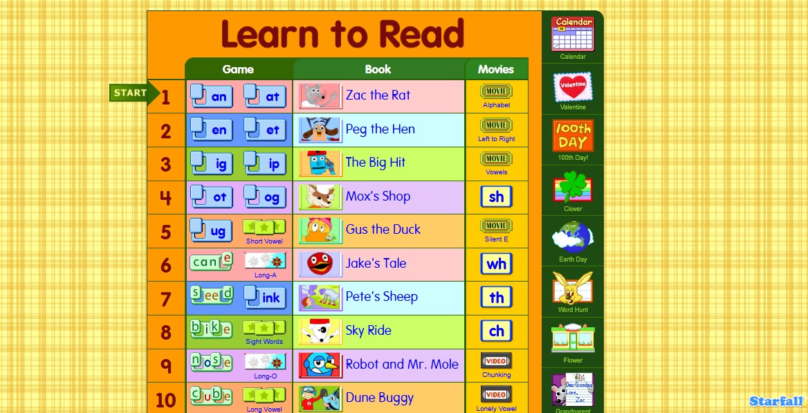 starfall education