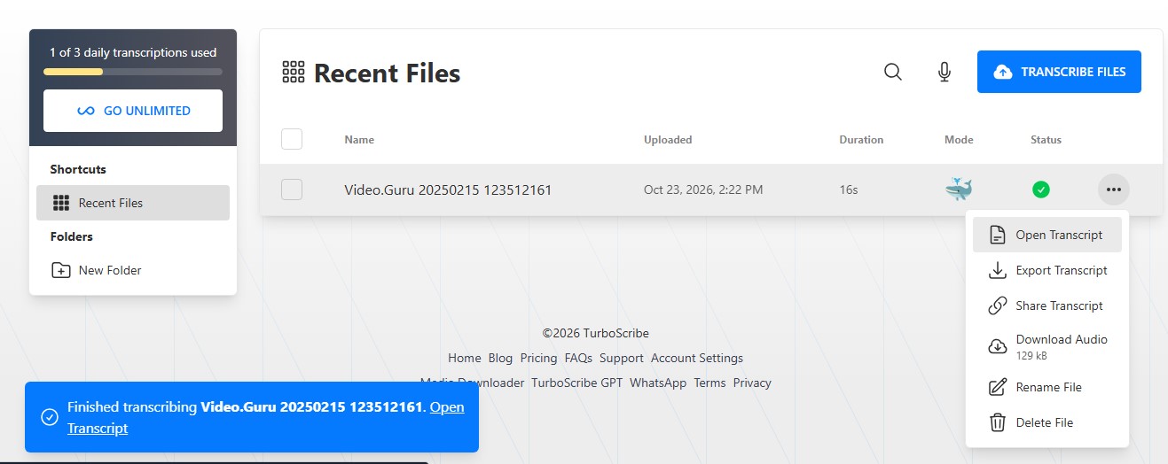 turboscribe